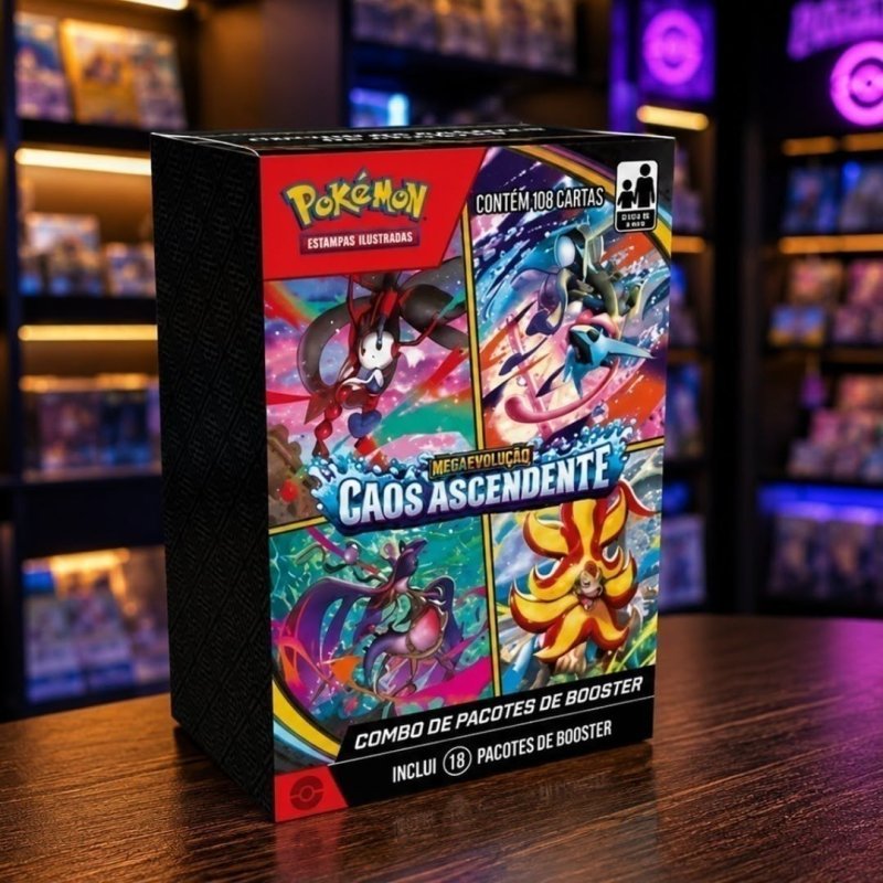 BOX BOOSTER DO CAOS - 18 Boosters Caos Ascendentes