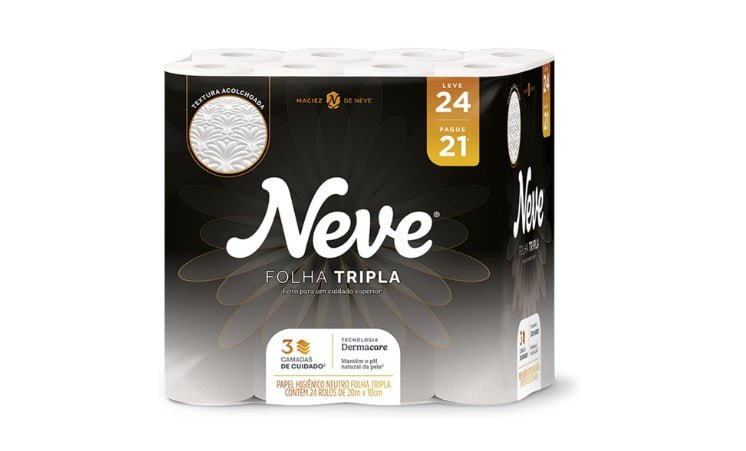 Papel Higiênico Neve Supreme Folha Tripla 20m