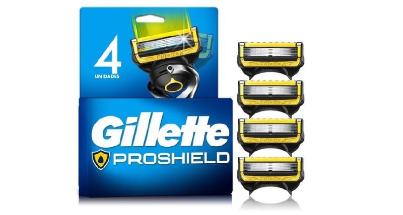 Kit 4un. Gillette Proshield Carga para Aparelho de Barbear