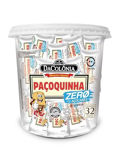 DaColônia Paçoquinha Zero Açúcar 18 g Pote 32 Unidades