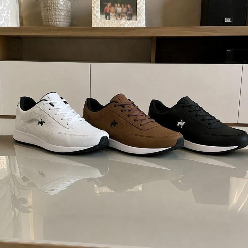 Tênis Sapatênis Casual Polo Vili (38 ao 44)
