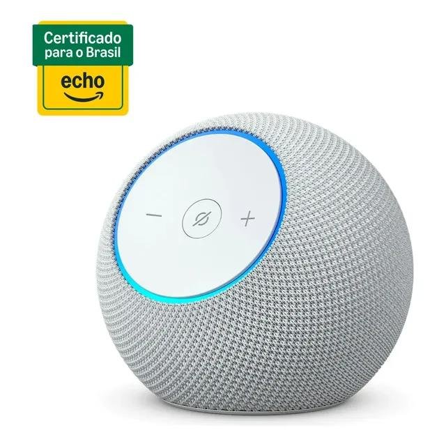 Assistente Pessoal Echo Dot Max Com Alexa Branca