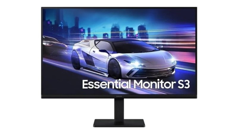 Monitor Gamer Samsung Essential S3, 24" FHD, 120 Hz, HDMI, Preto