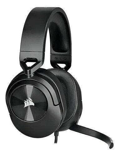 Headset Gamer Corsair HS55 Com Microfone e LED, Preto