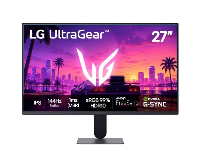 Monitor LG Ultragear 27" IPS, 144Hz, 1ms
