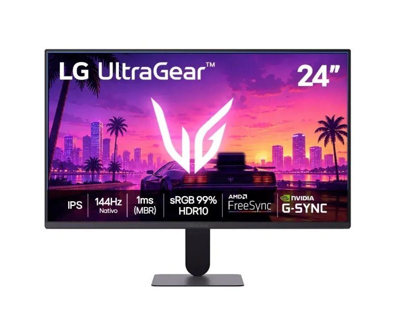 Monitor LG Ultragear 24" IPS, 144Hz, 1ms