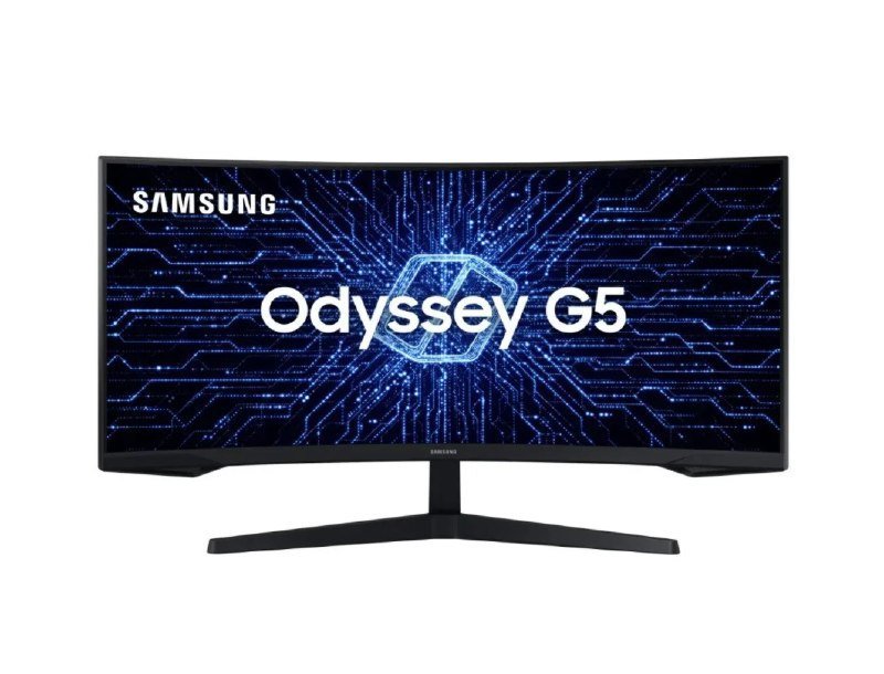 Monitor Gamer Curvo Odyssey G5 34", UWQHD, 165Hz, 1ms