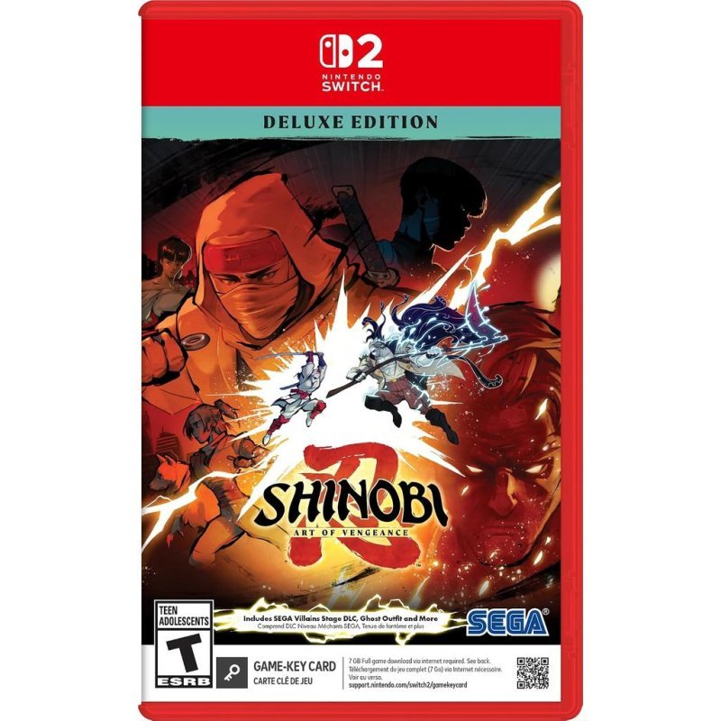 Shinobi Art of Vengeance Deluxe Edition Switch 2