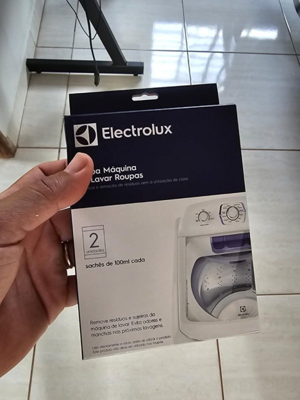 Kit 2 unidades Limpa Máquina de Lavar Roupas Electrolux 100ml