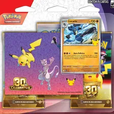 Blister Triplo com Lucario