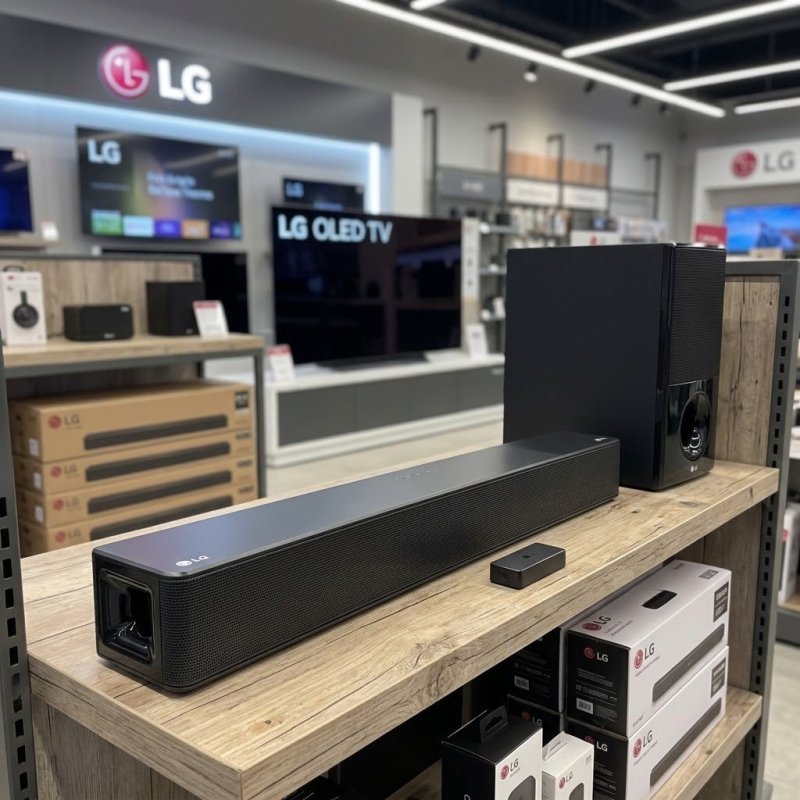 Soundbar LG SH5A 600W 4.1 Canais com AI Sound Pro e WOW Interface