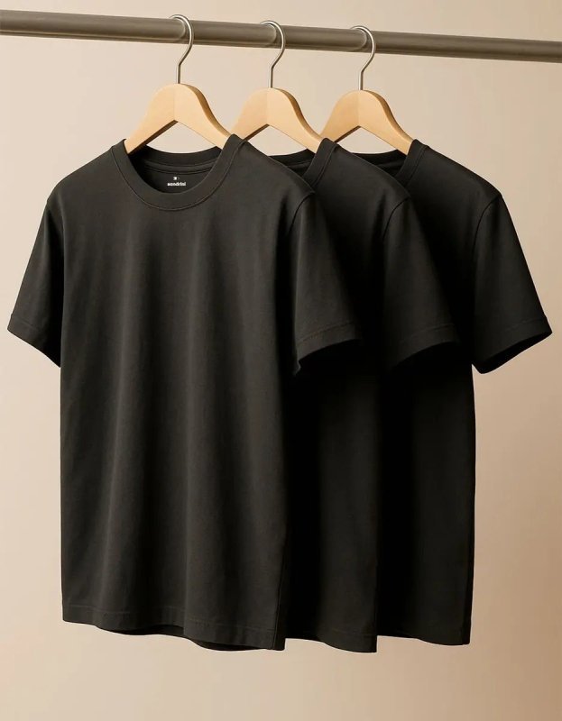 Kit 3 Camisetas Algodão Dia Dia Sandrini Básica Conforto (P ao GG)