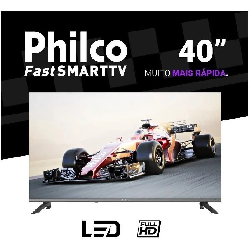 Smart TV Philco 40 P40vik Led Roku Dolby Audio Wi-fi HDMI HDR Full HD 110/220V