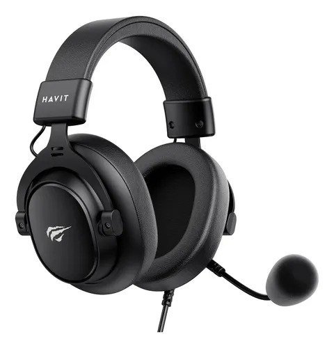 Headset Gamer Havit H2015se Drivers 53mm Microfone Removivel Preto
