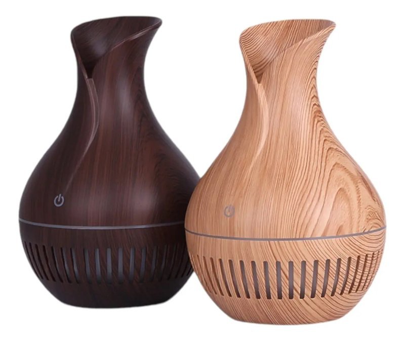 Kit 2 Umidificadores Aromatizadores Difusores Ultrassônicos Vaso