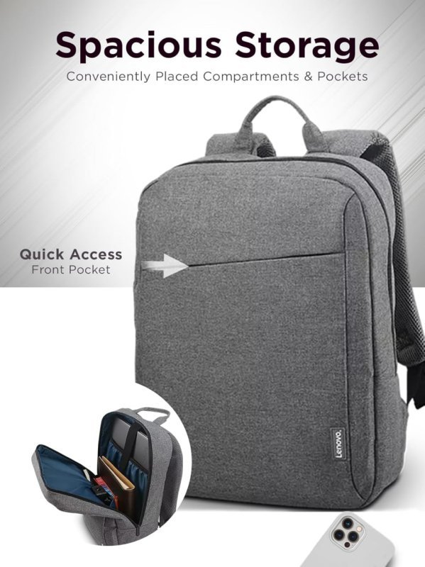 Lenovo Casual B210 - Mochila para Notebook 15,6" - Cinza