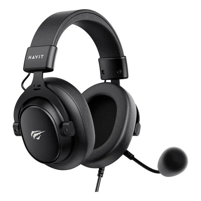 Headset Gamer Havit H2015se Drivers 53mm Microfone Removível Preto