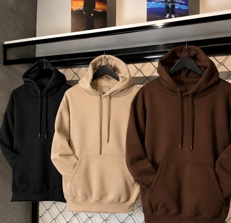 Kit 3 Moletom Canguru Liso Flanelado Blusa De Frio Unissex