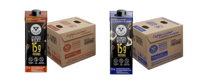 12 un. 3 Corações Bebida Láctea Power Whey 15g