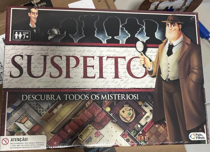 Jogo De Tabuleiro Suspeito Pais & Filhos + Frete Grátis
