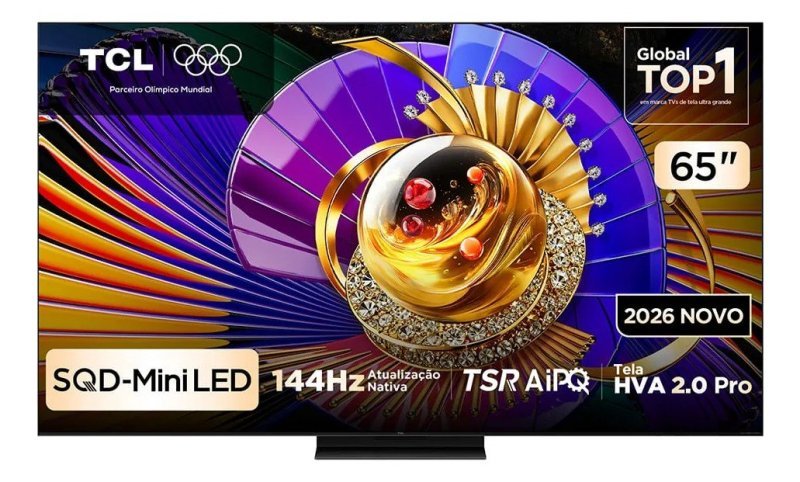 Smart TV 65" SQD-Mini LED UHD 4K TCL 65C7L (144Hz)