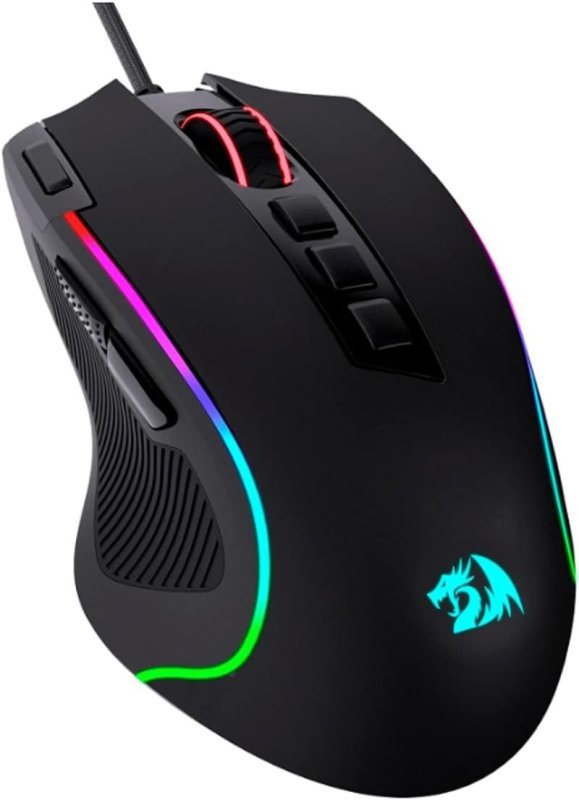 Mouse Gamer Redragon Predator RGB M612-RGB - Preto