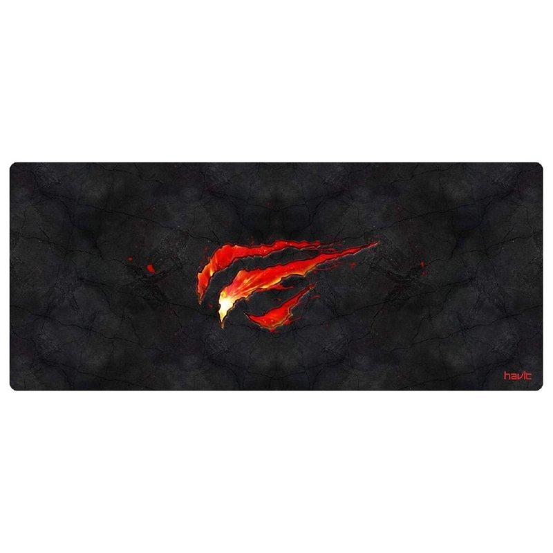 Havit Mouse Pad Grande 70 X 30 Cm Gamer, Hv-Mp861, Movimento Suave e Preciso, Costurado, Preto
