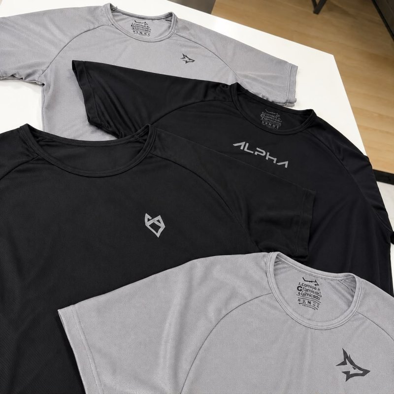 Kit com 6 Camisetas Mais Procuradas Alpha (P ao XXG)