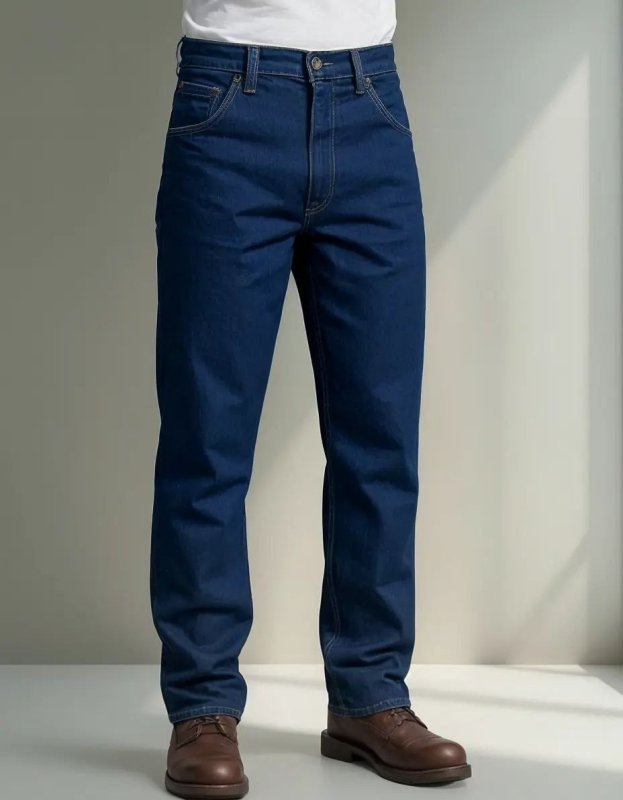 Calça Jeans Masculina Tradicional Tecido Grosso
