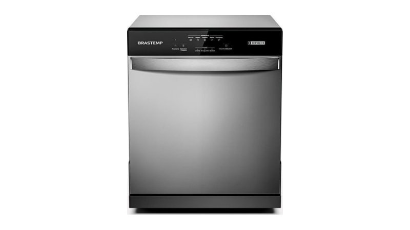 Lava Louças Brastemp 8 Serviços Blf08bs Cinza