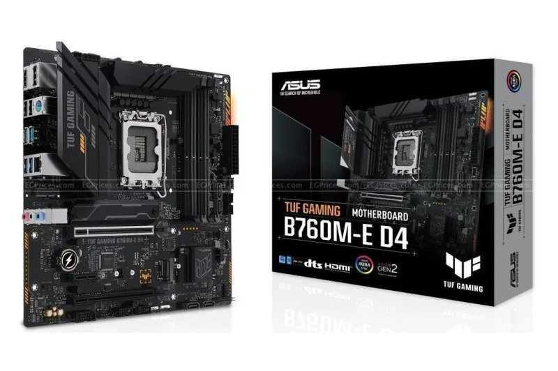Placa Mãe ASUS TUF Gaming B760m-e D4 B760 LGA 1700 MATX DDR4