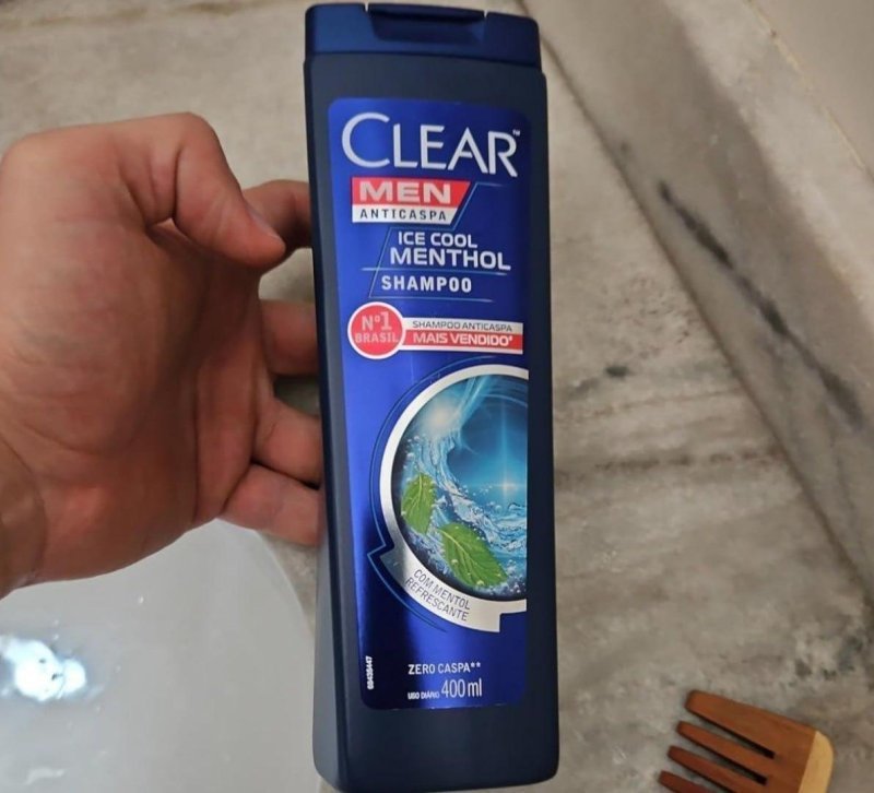 Clear Shampoo Men Anticaspa Ice Cool Menthol 400ml