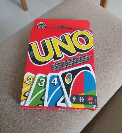 Jogo De Cartas UNO Clássico Mattel Com 108 Cartas 7 Anos Ou Mais