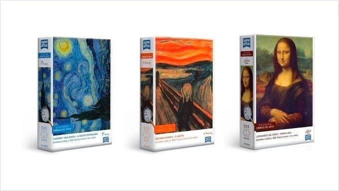 Quebra-cabeça Edvard Munch: O Grito 500 pcs
