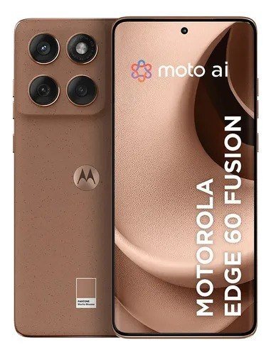 Smartphone Motorola Edge 60 Fusion 5G - 256GB 8GB RAM+16GB Ram Boost, Tela Quad-Curve moto AI 50MP