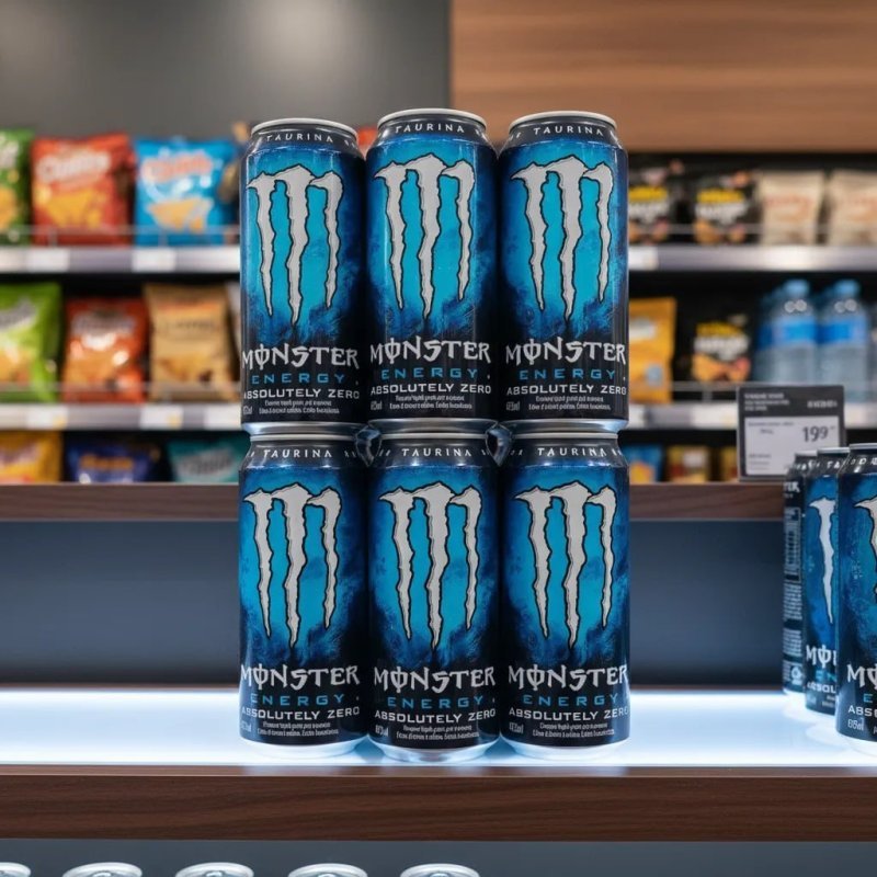 Pack de 6 un. Monster Absolutely Zero 473ml