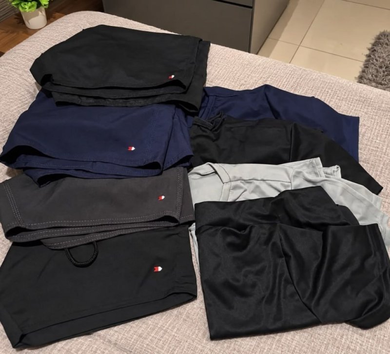 Kit 8 Peças Dry Fit Sandrini 4 Camisetas + 4 Shorts
