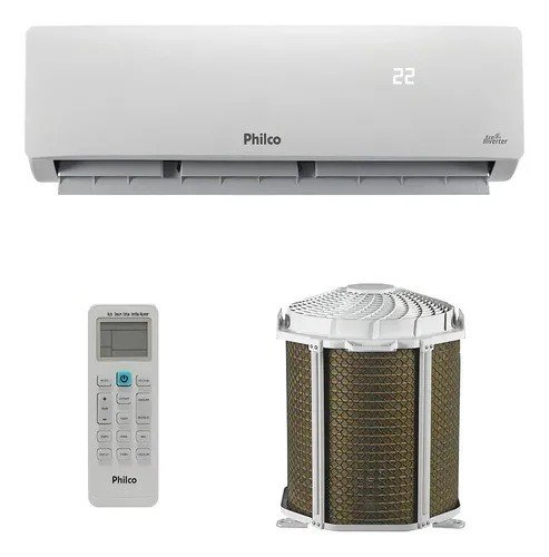 Ar Condicionado Split Hi Wall Inverter Philco 12000 BTU/h Frio 220 Volts