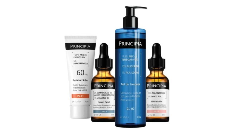 Principia Kit Primeira Rotina Avançada C/ Gl-02 + Nc-10 + Ah-2 + Ps-01