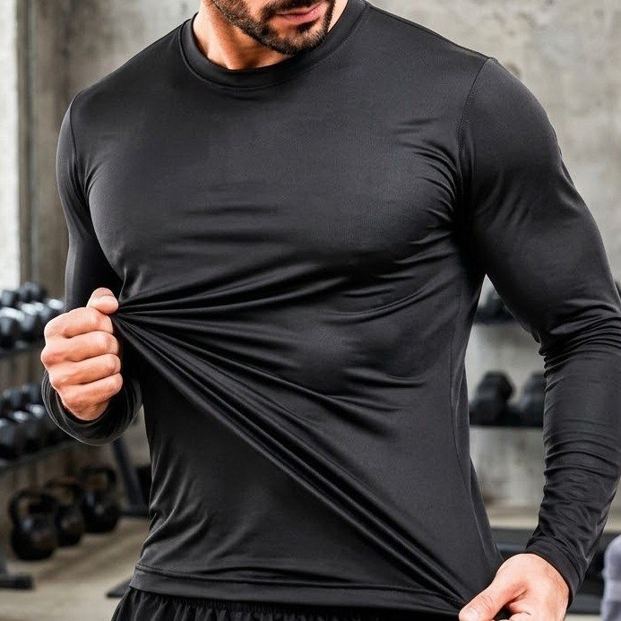 Camisa Manga Longa Uv 50 Proteção Masculino Sol Segunda Pele (P ao GG)