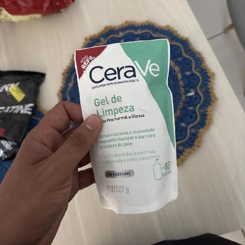 Refil Gel de Limpeza Facial Cerave 227g + Frete Grátis