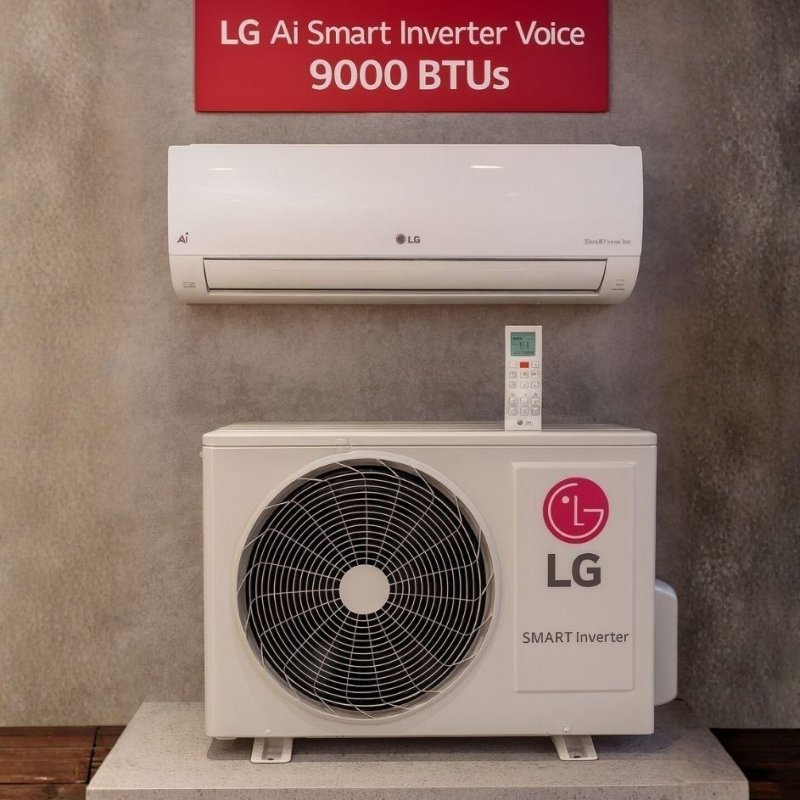 Ar Condicionado LG AI Smart Inverter Voice 9000 BTUs Frio