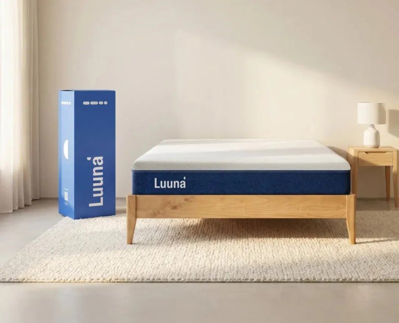 Colchão Casal Luuna Blue, Espuma 20 cm com Bloqueio de Movimento
