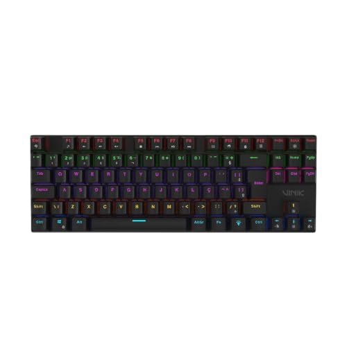 TECLADO MECÂNICO 75% VINIK ANIHI TKL - SWITCH RED - LED RAINBOW – ANIHI75RD