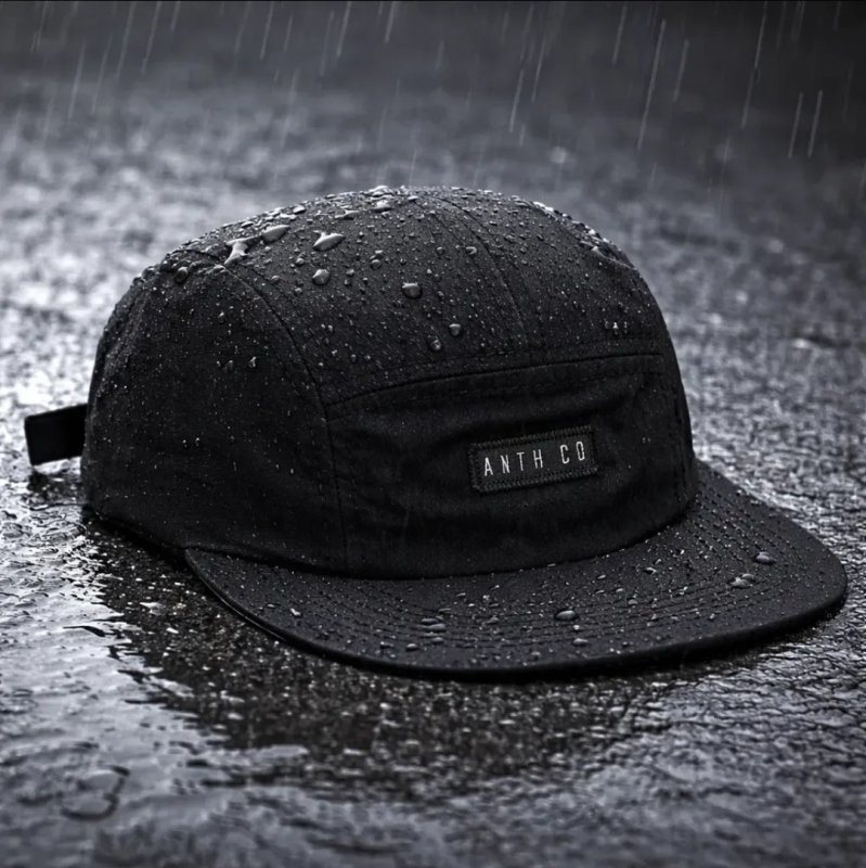 Boné Anth Co Aba Reta Water Five Panel Strapback Impermeavel