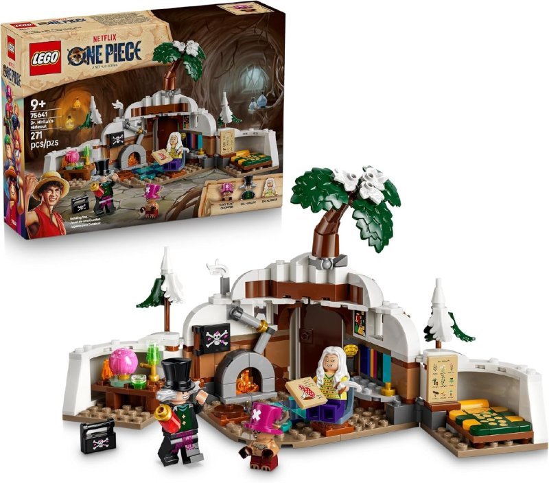 LEGO One Piece - Esconderijo do Dr. Hiriluk 75641 (299 Peças) + Frete Grátis