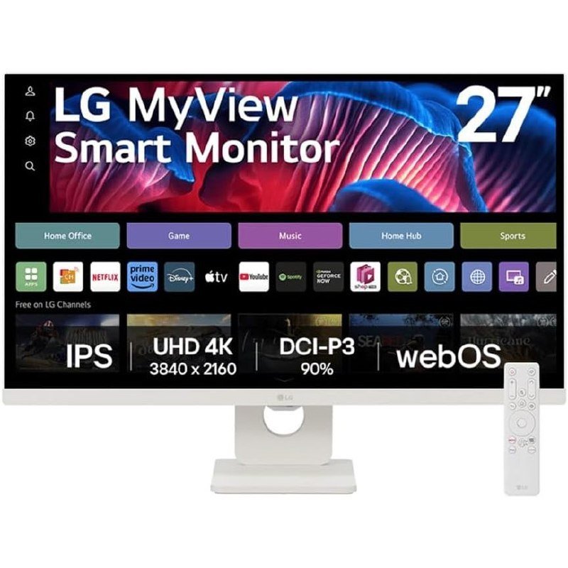 Monitor LG MyView Smart - Tela IPS 27", WebOS, 27SR73U-W