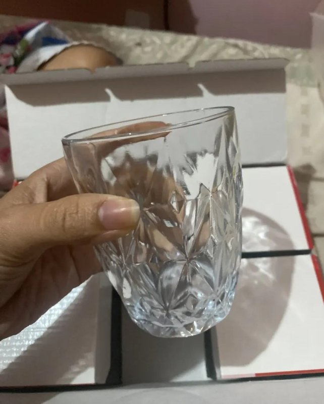 Jogo 6 Copos Baixos Diamond 300ml Vidro