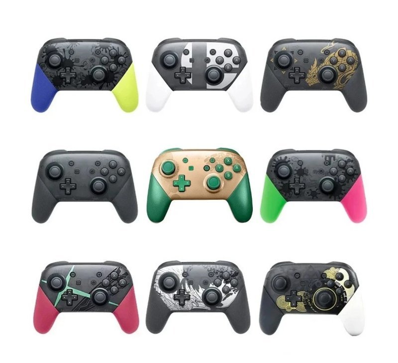 Controle Switch Pro Sem Fio Vibração HD Controle de Movimento
