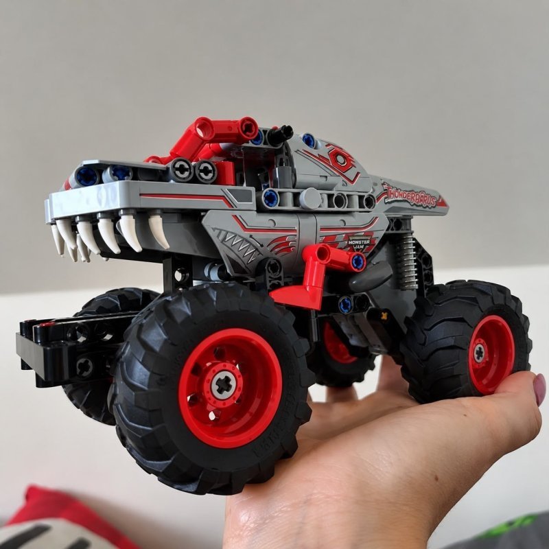 Monster Jam Thunderroarus Pull-Back Lego #42200 (232 Peças)